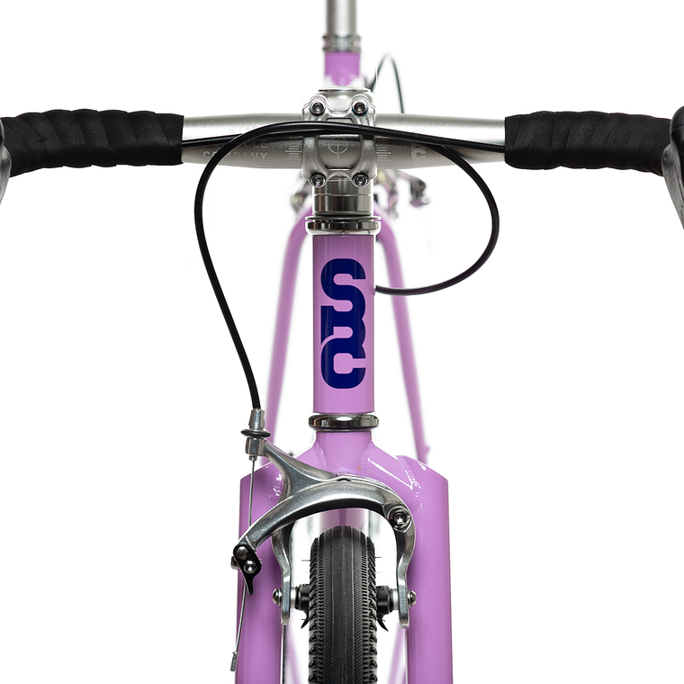 Bicicleta tracklocross 4130 Chromoly Purple - Fijo y libre 7
