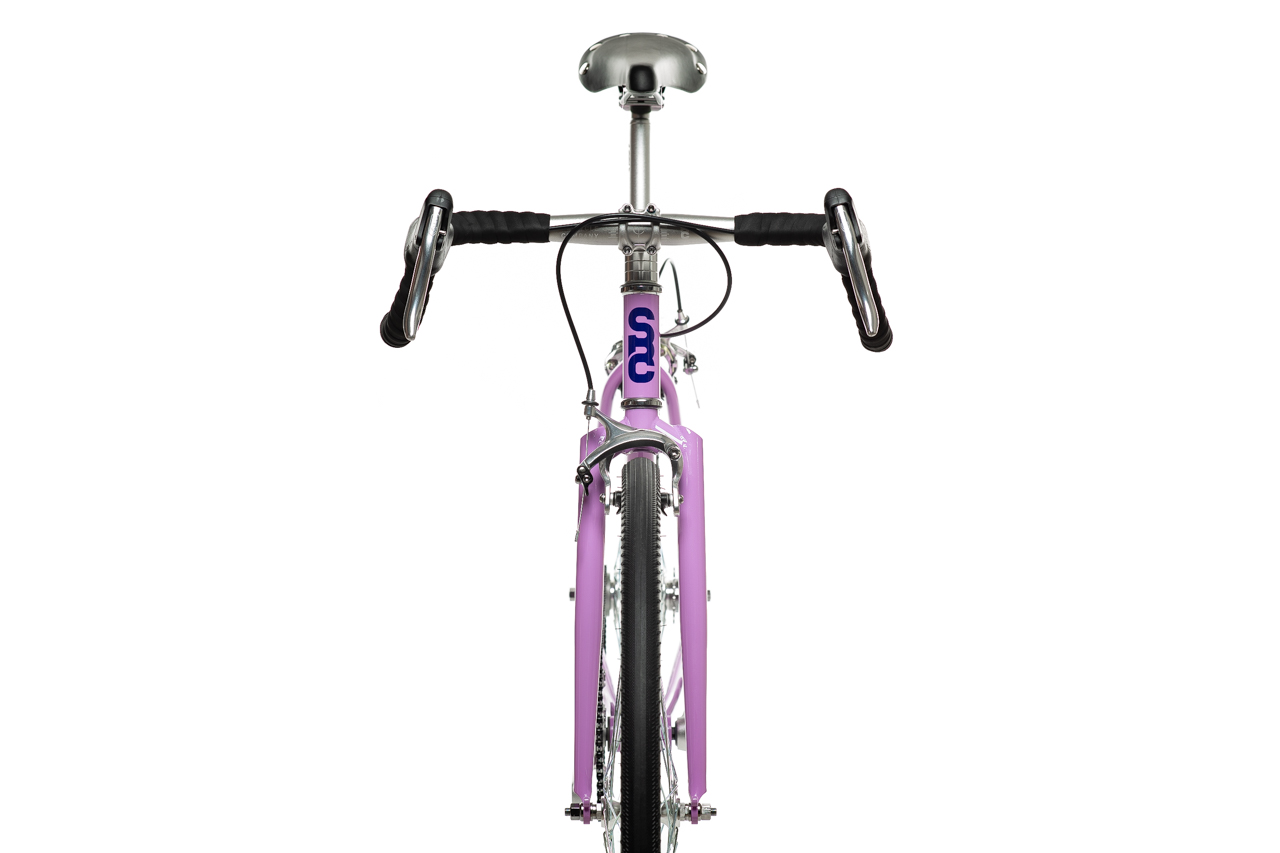 Bicicleta tracklocross 4130 Chromoly Purple - Fijo y libre 8
