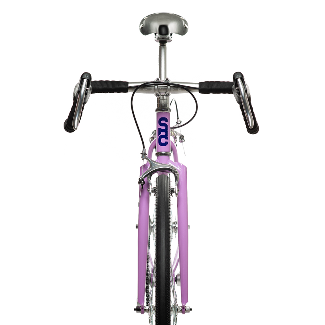 Bicicleta tracklocross 4130 Chromoly Purple - Fijo y libre 8