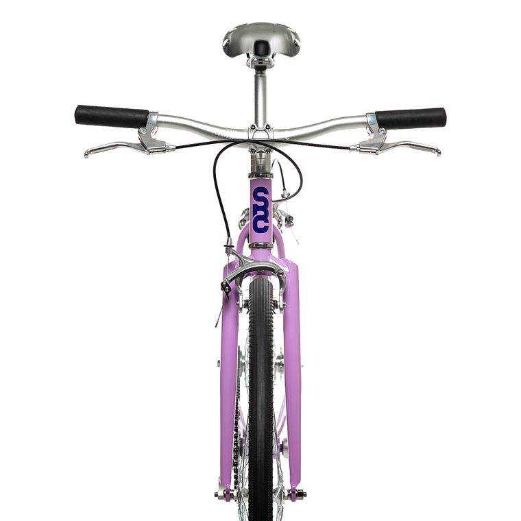 Bicicleta tracklocross 4130 Chromoly Purple - Fijo y libre 2