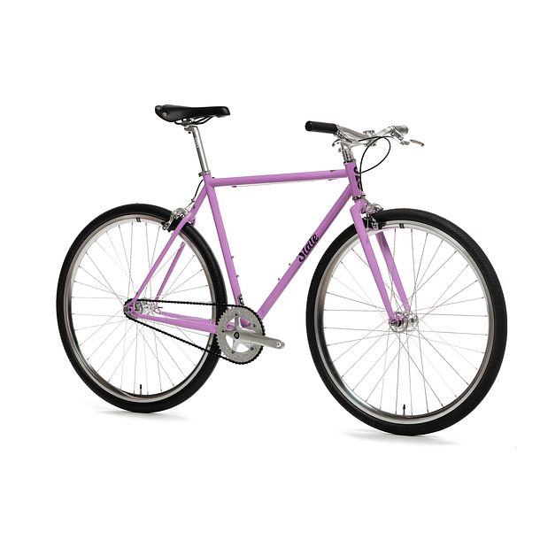 Bicicleta tracklocross 4130 Chromoly Purple - Fijo y libre 3