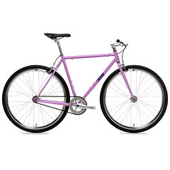 Bicicleta tracklocross 4130 Chromoly Purple - Fijo y libre