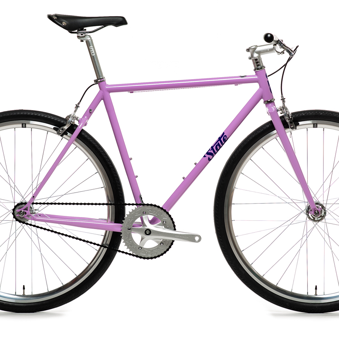 Bicicleta tracklocross 4130 Chromoly Purple - Fijo y libre 1