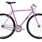 Bicicleta tracklocross 4130 Chromoly Purple - Fijo y libre - Miniatura 1