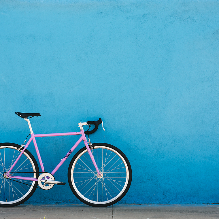 Bicicleta tracklocross 4130 Chromoly Purple - Fijo y libre 9