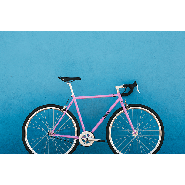 Bicicleta tracklocross 4130 Chromoly Purple - Fijo y libre 10