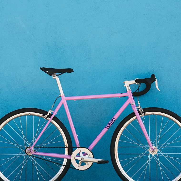 Bicicleta tracklocross 4130 Chromoly Purple - Fijo y libre 10