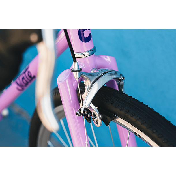Bicicleta tracklocross 4130 Chromoly Purple - Fijo y libre 16