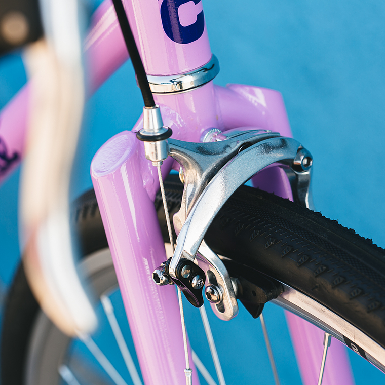 Bicicleta tracklocross 4130 Chromoly Purple - Fijo y libre 16