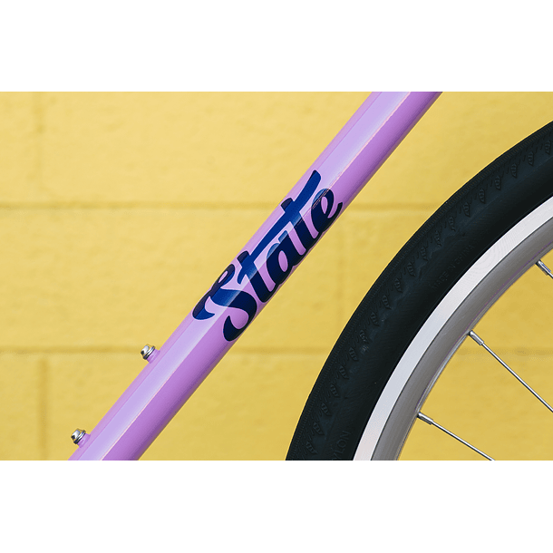 Bicicleta tracklocross 4130 Chromoly Purple - Fijo y libre 19