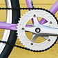 Bicicleta tracklocross 4130 Chromoly Purple - Fijo y libre - Miniatura 20