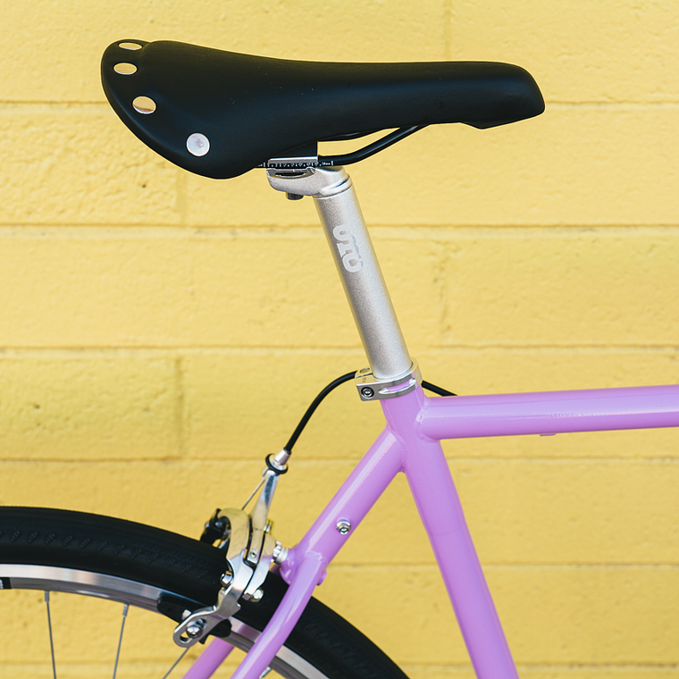 Bicicleta tracklocross 4130 Chromoly Purple - Fijo y libre 22