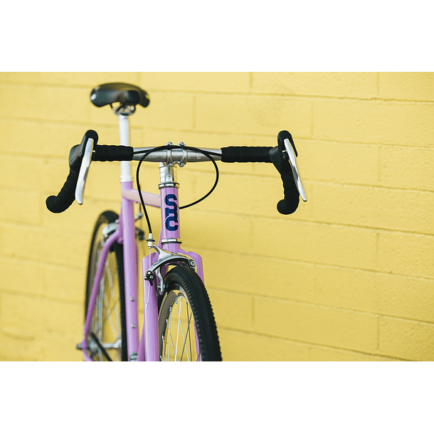 Bicicleta tracklocross 4130 Chromoly Purple - Fijo y libre 25