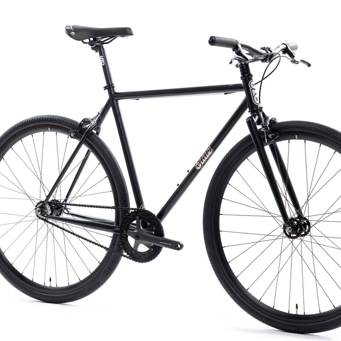 Bicicleta tracklocross 4130 Chromoly Black Mirror - Fijo y libre 2