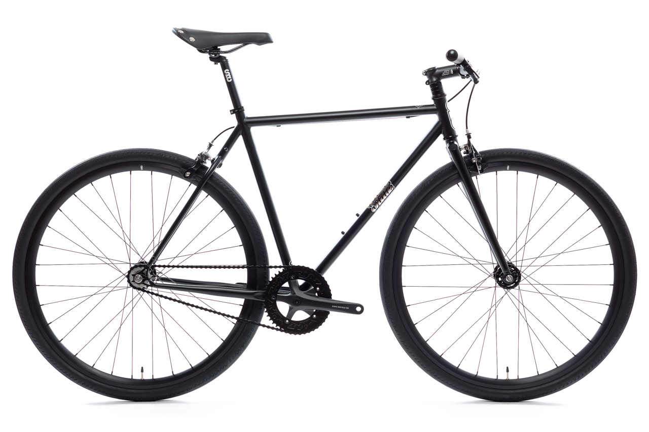 Bicicleta tracklocross 4130 Chromoly Black Mirror - Fijo y libre 1