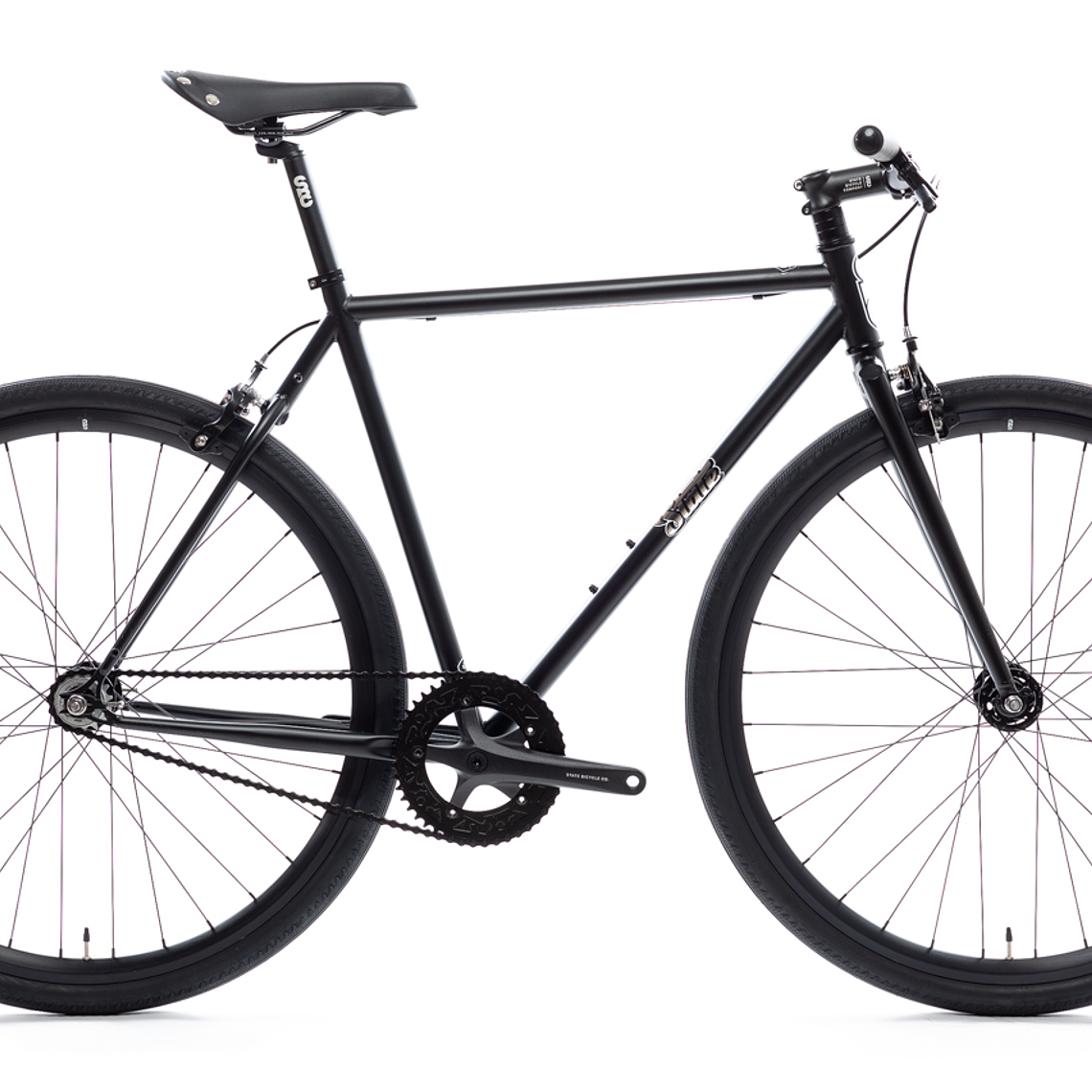 Bicicleta tracklocross 4130 Chromoly Black Mirror - Fijo y libre 1