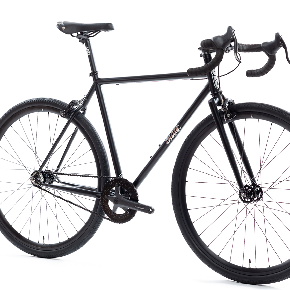 Bicicleta tracklocross 4130 Chromoly Black Mirror - Fijo y libre 4