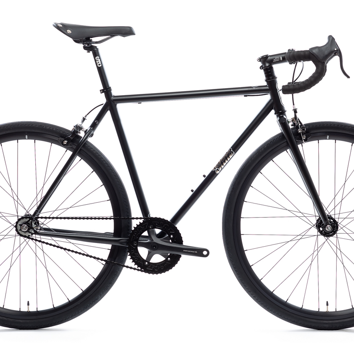 Bicicleta tracklocross 4130 Chromoly Black Mirror - Fijo y libre 5