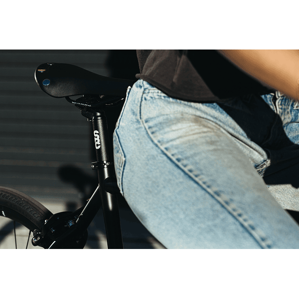 Bicicleta tracklocross 4130 Chromoly Black Mirror - Fijo y libre 7