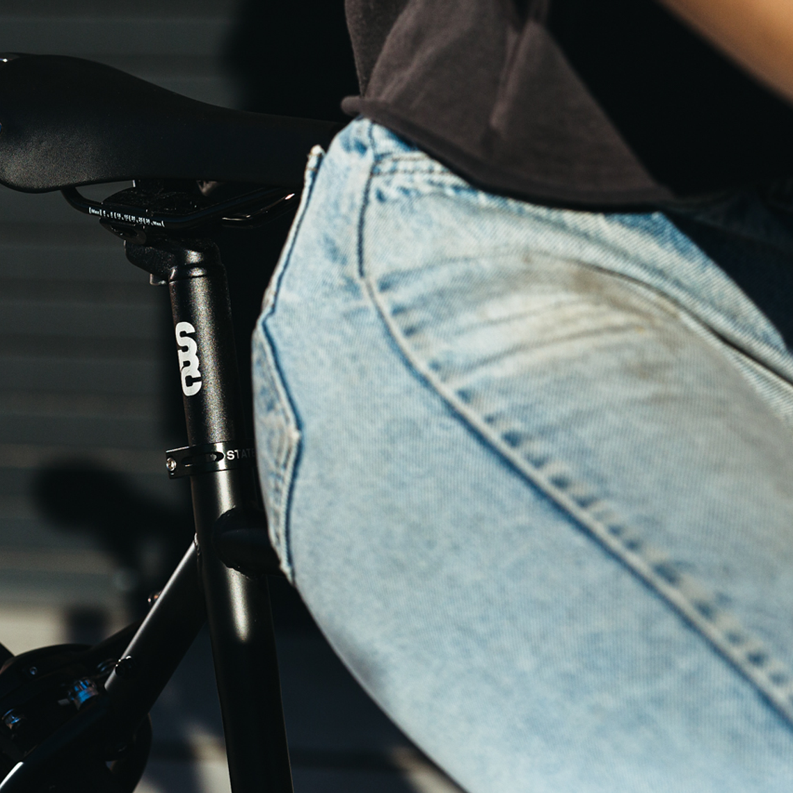 Bicicleta tracklocross 4130 Chromoly Black Mirror - Fijo y libre 7