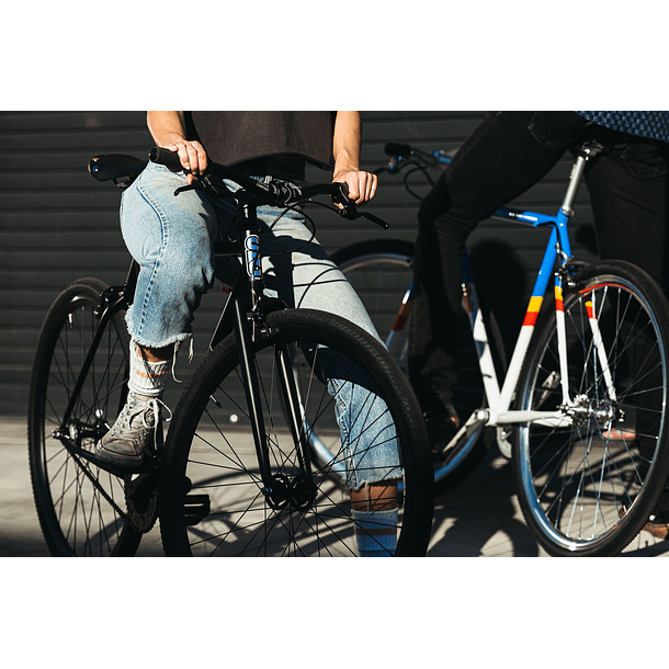 Bicicleta tracklocross 4130 Chromoly Black Mirror - Fijo y libre 8