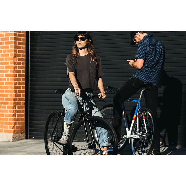 Bicicleta tracklocross 4130 Chromoly Black Mirror - Fijo y libre 9