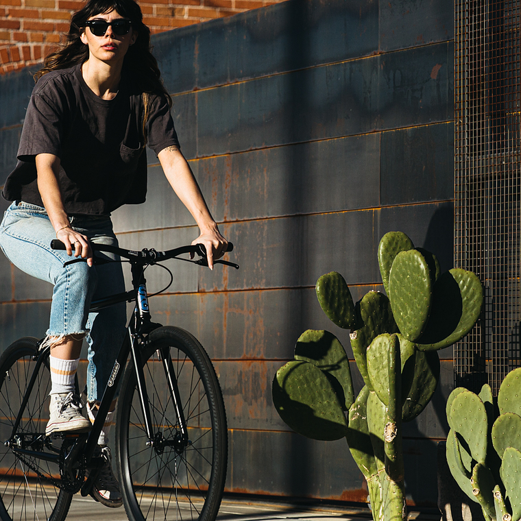 Bicicleta tracklocross 4130 Chromoly Black Mirror - Fijo y libre 10