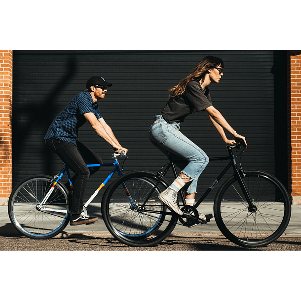 Bicicleta tracklocross 4130 Chromoly Black Mirror - Fijo y libre 11