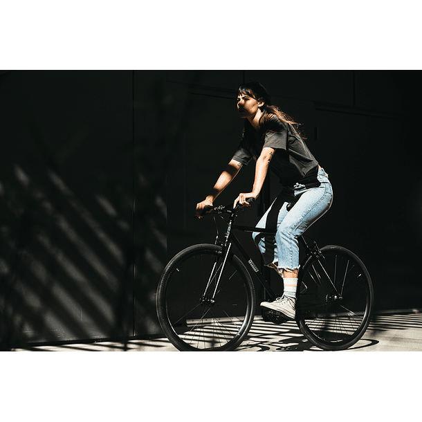 Bicicleta tracklocross 4130 Chromoly Black Mirror - Fijo y libre 13