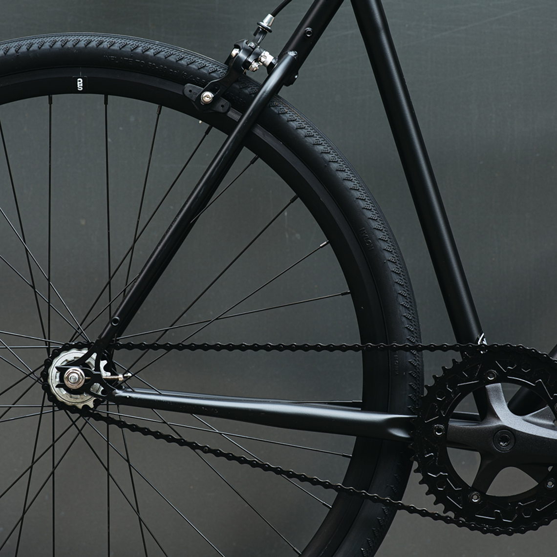 Bicicleta tracklocross 4130 Chromoly Black Mirror - Fijo y libre 15