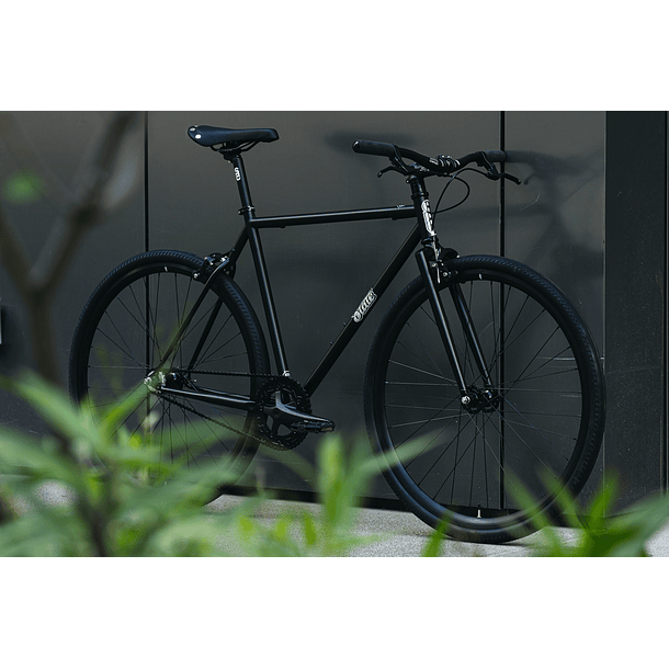 Bicicleta tracklocross 4130 Chromoly Black Mirror - Fijo y libre 16