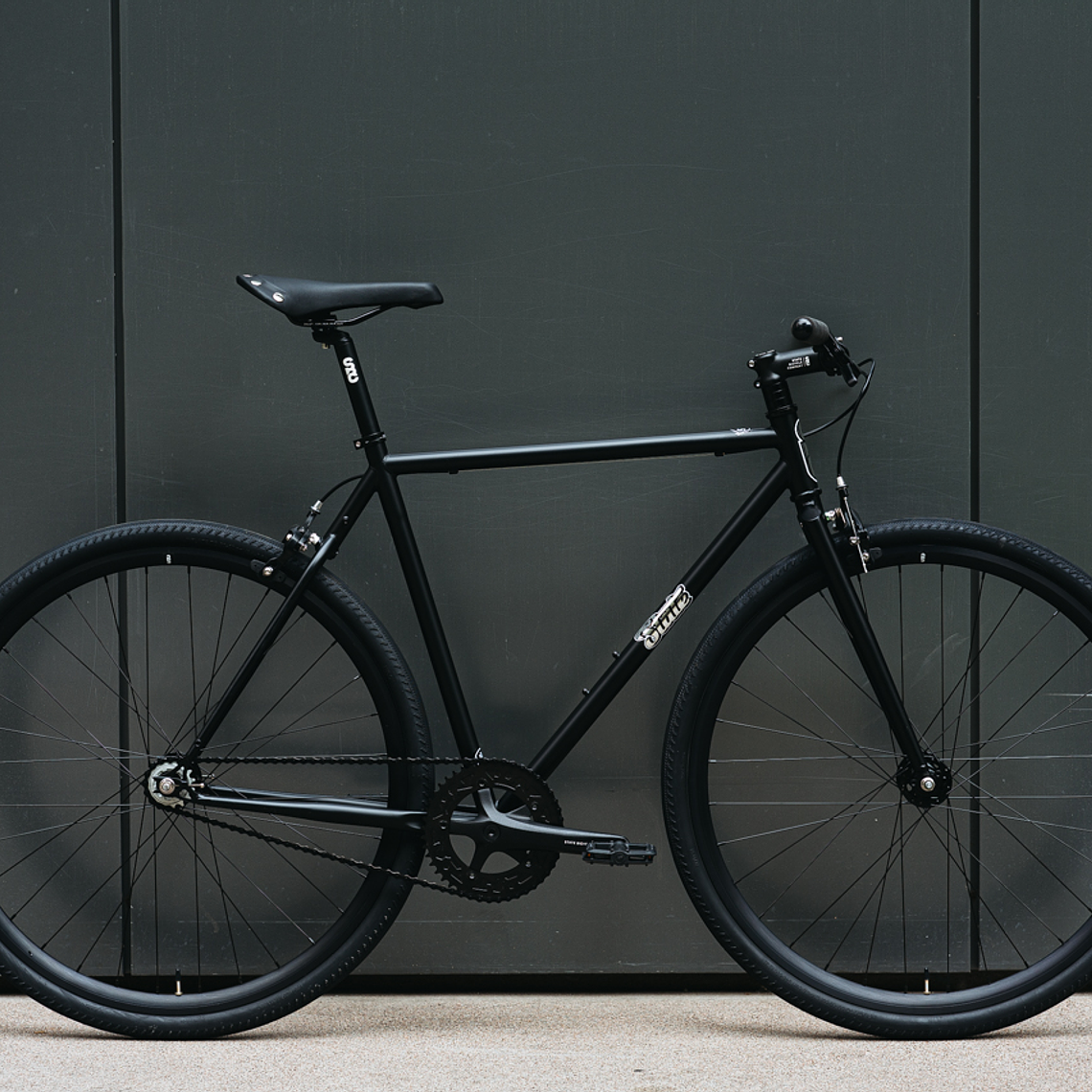 Bicicleta tracklocross 4130 Chromoly Black Mirror - Fijo y libre 18