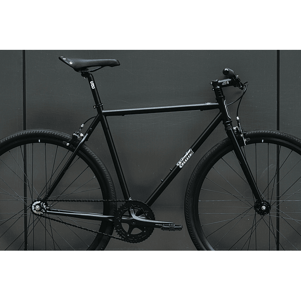 Bicicleta tracklocross 4130 Chromoly Black Mirror - Fijo y libre 20