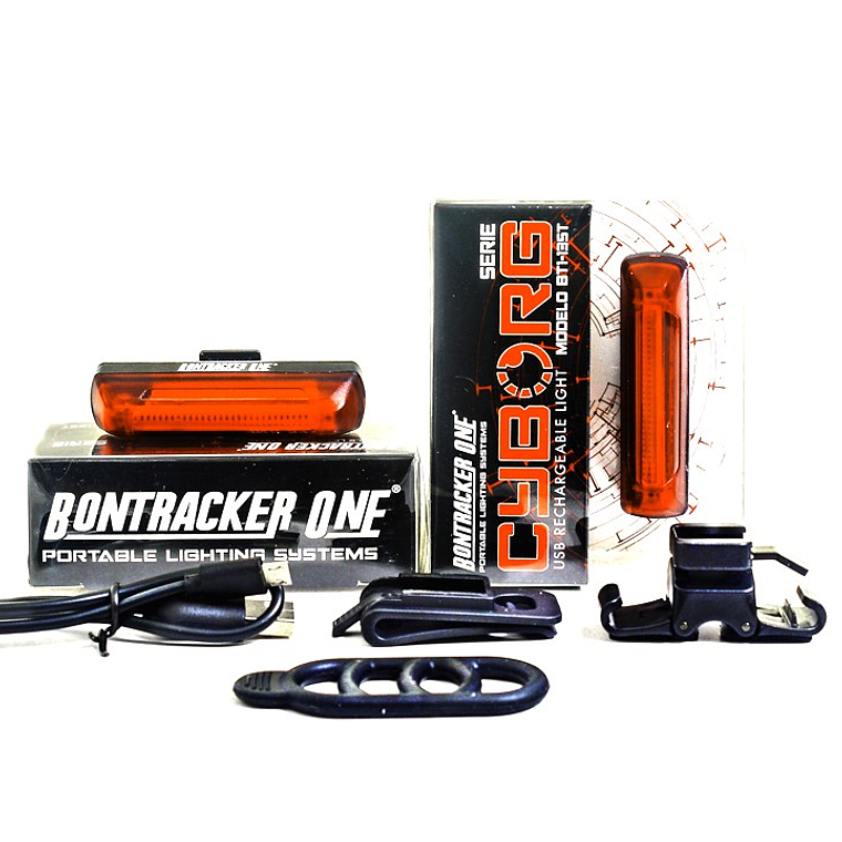 Luz trasera Bontracker Cyborg - 135lm 1