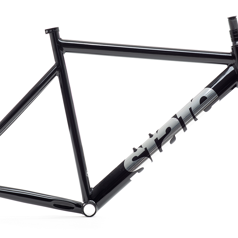 Frameset: marco y horquilla de bicicleta fixie 6061 Black Label V3 - Black mirror 2