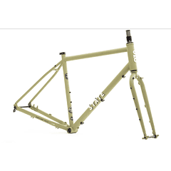 Frameset: marco y horquilla bicicleta gravel 4130 All Road - Matte Olive