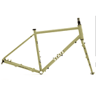 Frameset: marco y horquilla bicicleta gravel 4130 All Road - Matte Olive 2