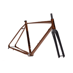 Frameset: marco y horquilla bicicleta gravel 6061 All Road - Copper