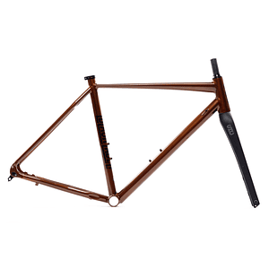 Frameset: marco y horquilla bicicleta gravel 6061 All Road - Copper