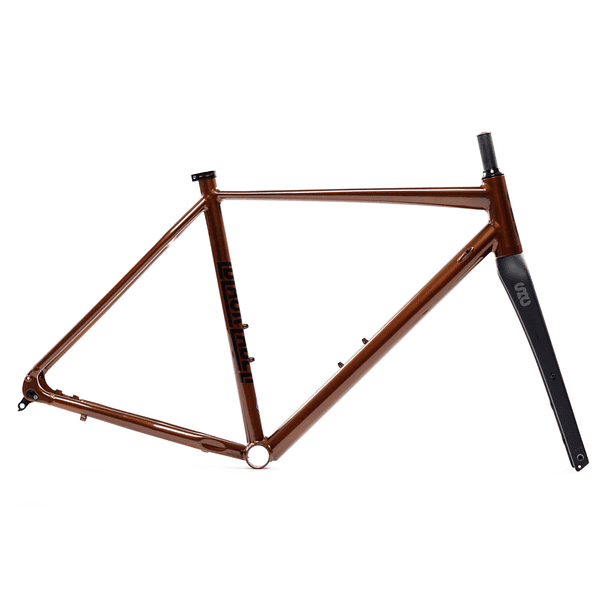 Frameset: marco y horquilla bicicleta gravel 6061 All Road - Copper 2