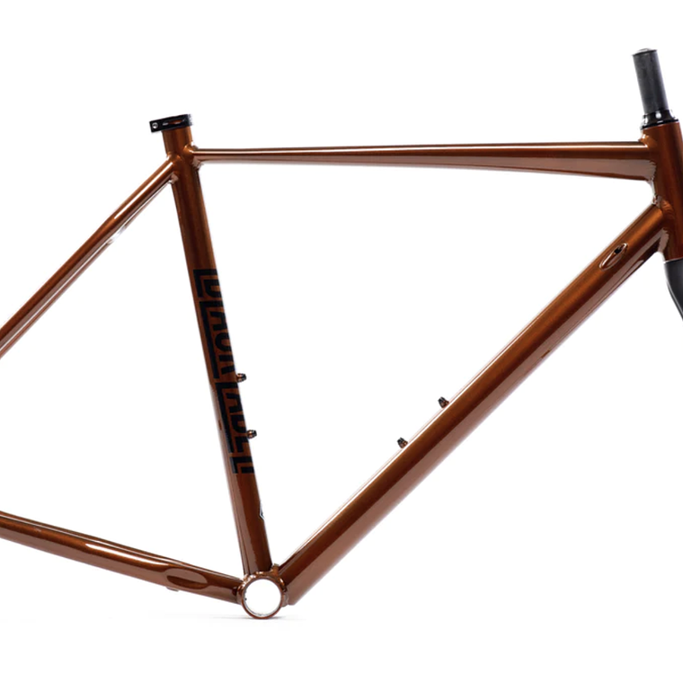 Frameset: marco y horquilla bicicleta gravel 6061 All Road - Copper 2
