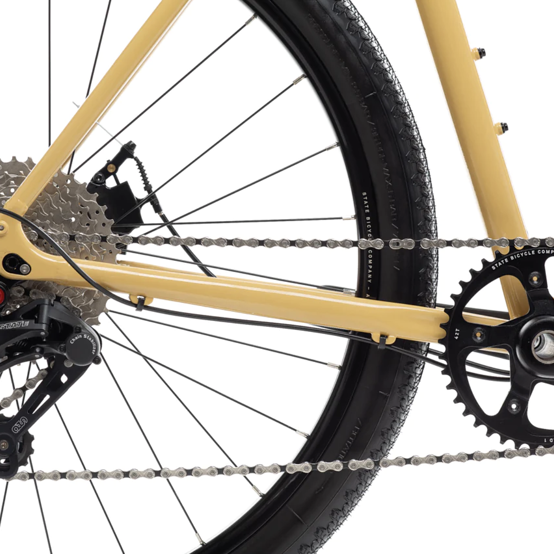 Bicicleta gravel 6061 All Road Dune Tan - 11 velocidades 3