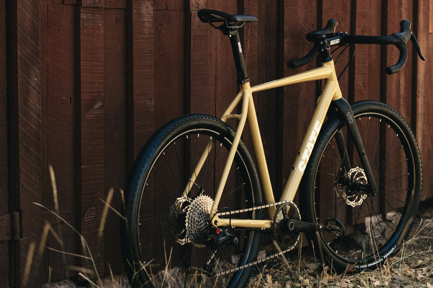 Bicicleta gravel 6061 All Road Dune Tan - 11 velocidades 21
