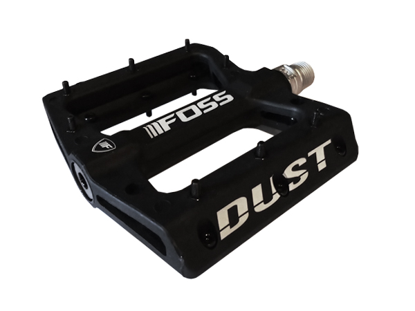 Pedales FOSS Dust Termoplástico - Negro 1