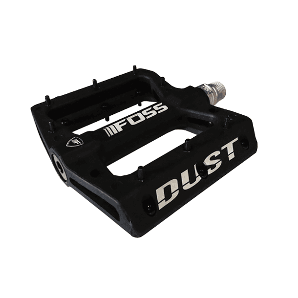 Pedales FOSS Dust Termoplástico - Negro 