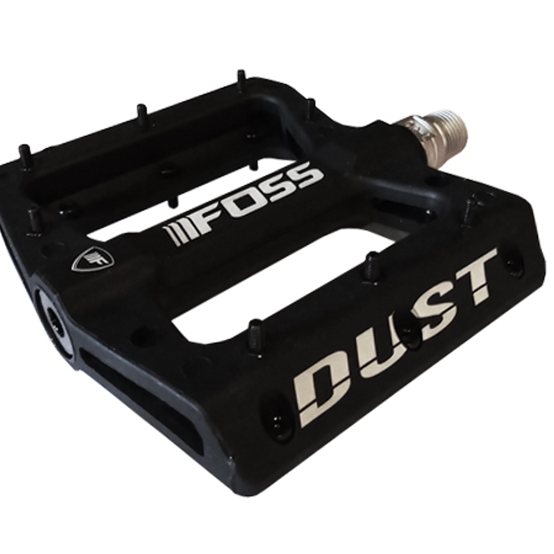 Pedales FOSS Dust Termoplástico - Negro 1