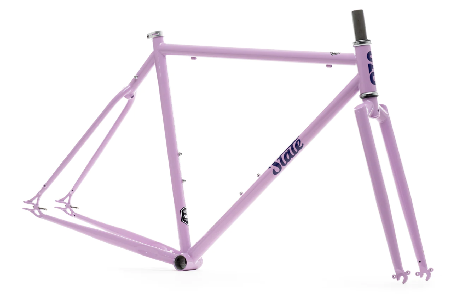 Frameset: marco y horquilla bicicleta tracklocross 4130 Chromoly - Purple Reign 1