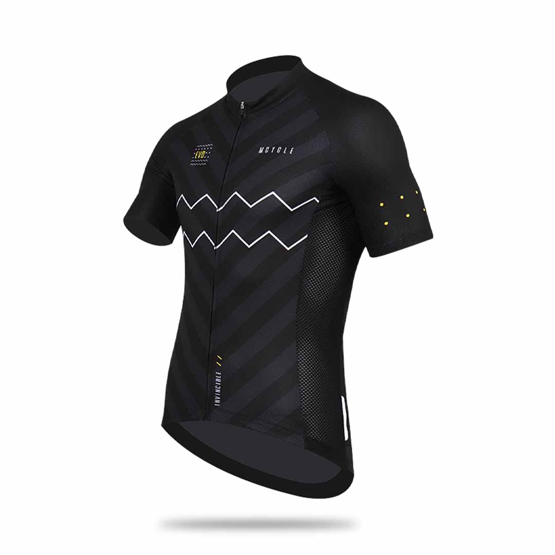 Tricota manga corta Mcycle Evo- Negro 2