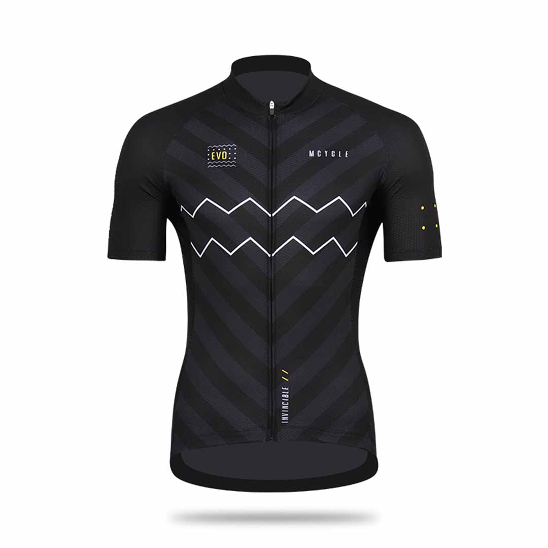Tricota manga corta Mcycle Evo- Negro 1