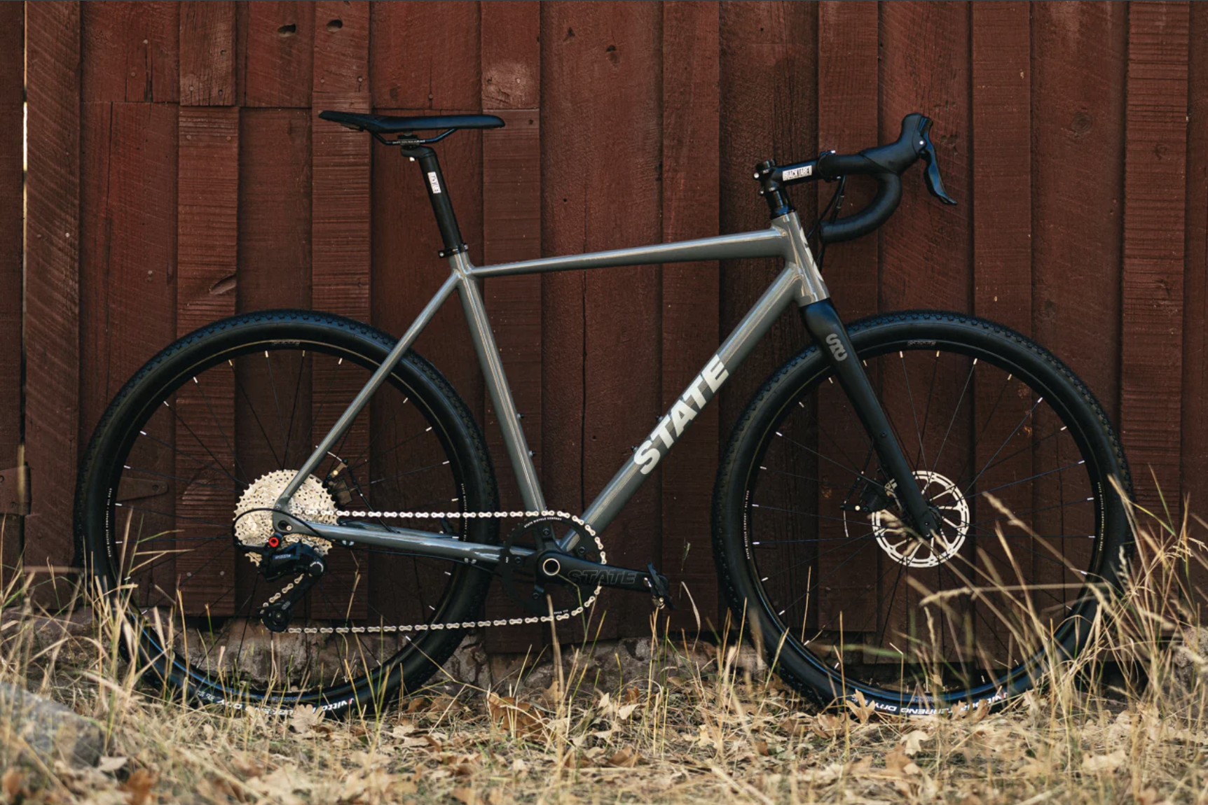 Bicicleta gravel 6061 All Road Granite Grey - 11 velocidades 6